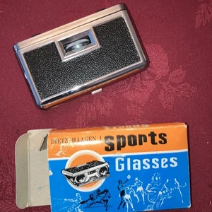 Vintage Dietz-Haagen II 2.5x25mm Folding Compact Sports Glasses/Opera Binoculars - Picture 1 of 3