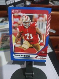 2024 Panini Donruss - Trent Williams #277 Blu Prova di Stampa - Foto 1 di 3