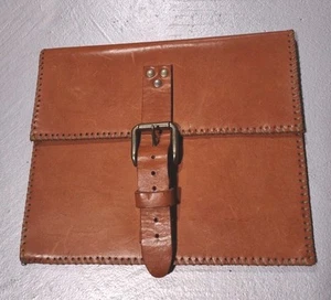 Vintage-Stil Echtleder Unisex Schnalle Tasche - Bild 1 von 6