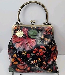 Patricia Nash Cuero Novella Marco Bolso Cartera Tropical Escape 10 Aniversario - Imagen 1 de 11