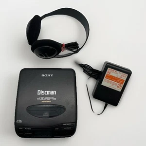 Sony D-33 Discman CD Compact Player Mega BASS AC-96NES Netzteil Sony Kopfhörer - Bild 1 von 15