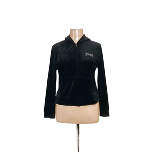 Juicy Couture XL Black Full Zip Sweater - Picture 1 of 4