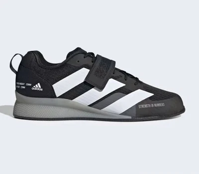 Adidas Adipower 3 Black White Weightlifting Shoes UK 6.5 Brand New No Box - Image 1 of 4