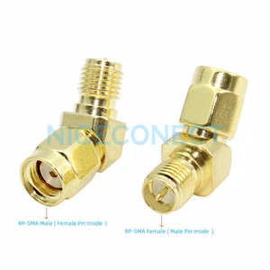 5x RP-SMA macho a RP SMA hembra conector adaptador 45 grados 135 ángulo para FPV - Imagen 1 de 6