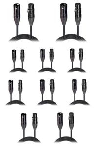 10x ProX XC-MIC50 50Ft Balanced XLR3F to XLR3M High Performance Microphone Cable - Picture 1 of 2