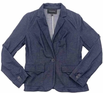 Chaqueta Banana Republic Mujer 6P Azul Algodón Denim Look Foto 1 de 4