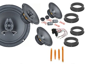 Ground Zero Lautsprecher Set für VW Golf 6 BJ 08-13 Tür Vorn Hinten 540 W Bügel - Bild 1 von 14