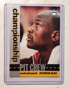 1995 Upper Deck Racing Pit Crew Michael Jordan (#133) carta da visita - Foto 1 di 2
