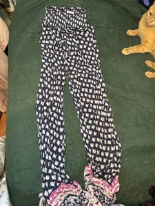 Mossimo Women’s XS Smocked Waist Wide Leg Boho Pants – Blue, White, Pink, Grey - Picture 1 of 2