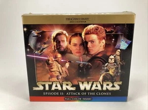 Star Wars Episode 2 Attack Of The Clones 2003 CALENDAR Cedco Publishing - Picture 1 of 2