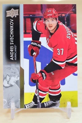 2021-22 Upper Deck Series 2 Base #286 Andrei Svechnikov - Carolina Hurricanes - Image 1 of 2