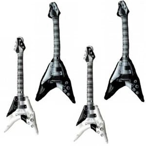 4 Stück Aufblasbare Luftgitarren "E-Gitarre" 100 cm Luftgitarre Air Luft Guitar - Bild 1 von 4