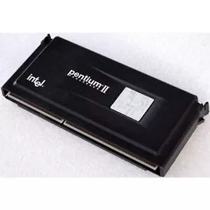 Vintage Retro Intel Pentium II 2 SL2HC CPU 266MHz 512KB Cache No Cooler M209 - Picture 1 of 1