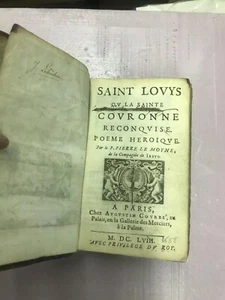 Holy Crown Recaptured Saint Louys, ou la Sainte Couronne Reconquise - poème 1658 - Imagen 1 de 12