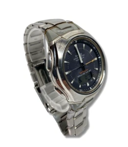 Reloj solar Casio Wave Ceptor WVA-430J esfera negra de Japón BNB - Imagen 1 de 8