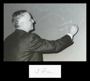 Ilya Prigogine (1917-2003) - Belgian chemist - Signed card - Nobel Prize - COA - Bild 1 von 3