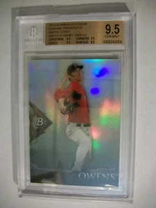 HENRY OWENS 2014 Bowman Platinum Prospects Refractors BGS GEM MINT 9.5 Red Sox - Picture 1 of 1