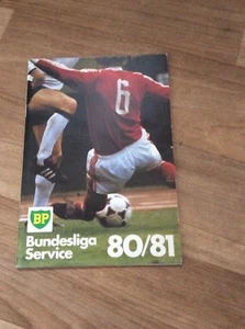 BP BUNDESLIGA SERVICE 80\ 81 - SELTENES BUCH DEUTSCHLAND 1980ER JAHRE - PORTOFREI UK - Bild 1 von 12