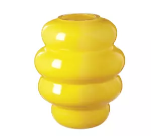 IKEA KALLARHALS Vase, gelb 22 cm 8 3/4" Nytillverkad Collection 1995 Snurra NEU - Bild 1 von 5