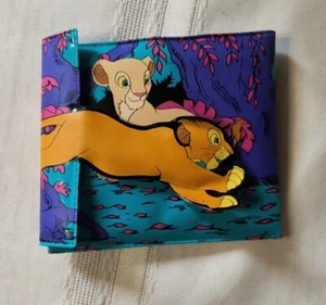 Disney Vintage Wallet Vinyl 90s Lion King Simba Nala - Picture 1 of 5