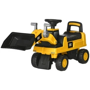 CAT Licensed Kids Ride-On Excavator w/ Manual Shovel, Horn, Hidden Storage - Picture 1 of 11