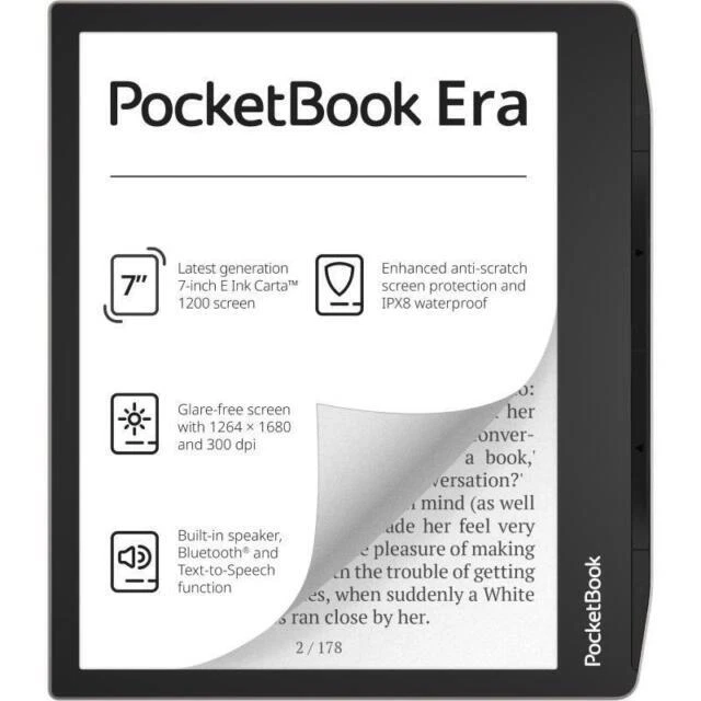 PocketBook Era 16GB eBook Reader - Stardust Silver