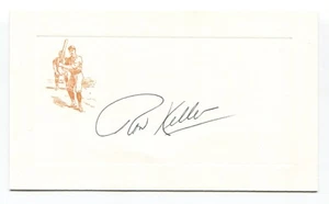Ron Keller Signed Card Autograph MLB Baseball Roger Harris Collection - Picture 1 of 2