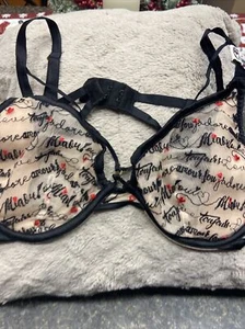 Sujetador Victoria Secret de encaje negro muy sexy 34D nuevo con etiquetas - Imagen 1 de 4
