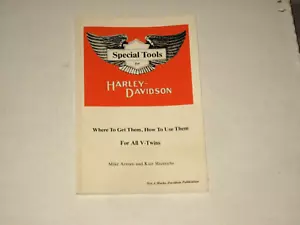HARLEY DAVIDSON..SPECIAL TOOLS FOR ALL V-TWINS/ISBN# 0-933078-07-2 nice SEE PICS - Bild 1 von 3