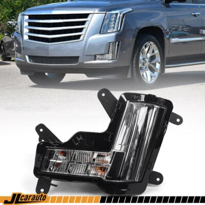 For 2015-2020 Cadillac Escalade LED Fog Light w/o Crash Brake Bumper Lamp Driver Foto 1 de 4