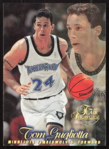 Escaparate Flair 1996-97 #40 Tom Gugliotta Minnesota Timberwolves fila 1 alta calidad - Imagen 1 de 2