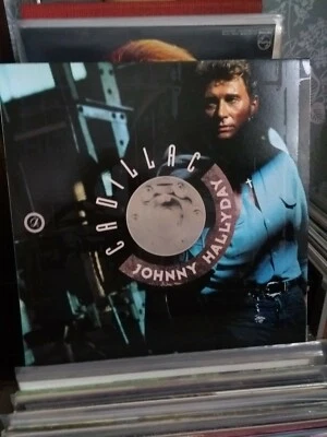 Johnny hallyday Cadillac vinyl Album 33t LP flyer palais du sports rock, french  - Image 1 of 4