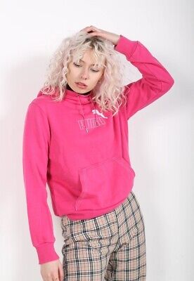 Vintage Puma Sweatshirt Hoodie Pink - SIZE LARGE L WT7 • 10.86€