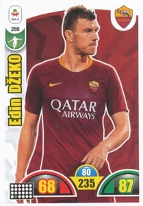 269 EDIN DZEKO # BOSNIA AS ROMA CARD ADRENALYN CALCIATORI 2019 PANINI - Picture 1 of 1