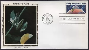 Scott #1759 Viking Mission to Mars (07/20/78) Colorano Silk FDC Hampton, VA - Picture 1 of 2