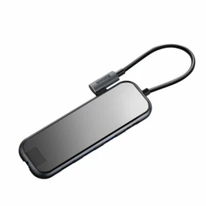 Type-C Male to 3x USB 3.0, HD4K, RJ45 and USB-C Fast Charge Multi-functional Hub - Picture 1 of 6