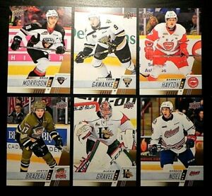 2017-18 17-18 Upper Deck CHL Base Cards #201 - #300 Finish Your Set You Pick!