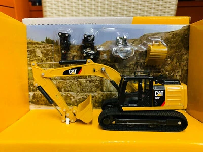 CAT CATERPILLAR 320F L HYDRAULIC EXCAVATOR W/ 5 TOOLS 1:64 DIECAST MASTERS 85636 - Image 1 of 4