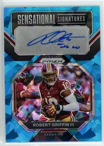 ROBERT GRIFFIN III 2022 Panini Prizm Sensational Signatures Blue Ice Auto /99 SP - Picture 1 of 2