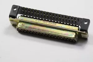 DCM37SD ITT Cannon D-Sub Connector Receptacle 37 Pos 2 Row RA C Shell DC *USED* - Picture 1 of 3