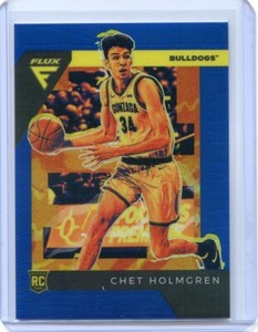 2022-23 Chronicles Draft Picks CHET HOLMGREN #1 RC ROOKIE FLUX BLUE PRIZM /99