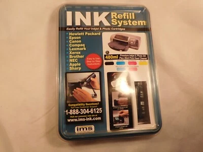 IMS Ink Refill System 600817 For Inkjet Printers Photo Cartridges Compatible - Image 1 of 4