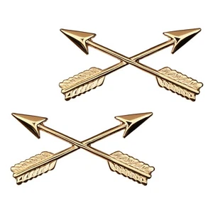 U.S. Army Officer Branch Insignia Pin On Collar Special Forces Brite New (Pair) - Picture 1 of 1