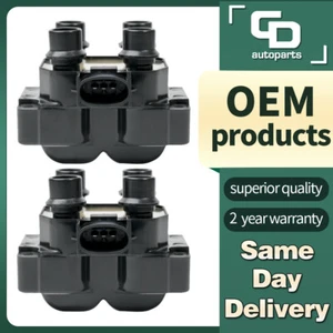 FD487 2X Ignition Coils for Ford Ranger F-150 Lincoln Mazda Mercury 4.6L 5.0L V8 - Picture 1 of 6