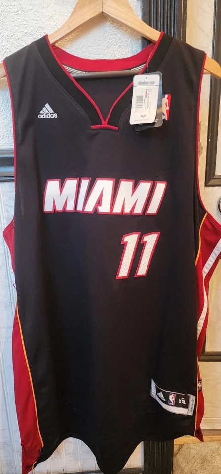 NWT 2013 NBA Adidas Swingman Miami Heat Chris Andersen 11 Jersey SEWN Men 2XL - Image 1 of 4