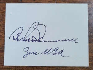 GENERAL BREHON SOMERVELL SIGNED INDEX CARD COMMANDING GENERAL ARMY WWII DEC 55 - Picture 1 of 2
