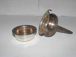 Sterling Silver Wine Funnel Strainer, W I Broadway & Co, Birmingham, Cir 2003 - Picture 1 of 9
