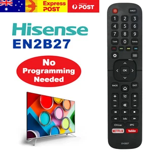 For HISENSE TV Remote EN2B27 ORIGINAL OEM Control RC3394402/01 3139 238 New - Picture 1 of 4