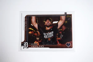 2025 Topps Serie 1 MATT FOERLING Golden Mirror Immagine Variazione SSP #166 Detroit - Foto 1 di 2
