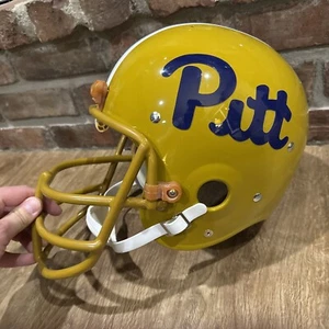 ¿Vintage? Casco de fútbol americano PITT PANTHERS 1980 DAN MARINO 13 suspensión Riddell TK - Imagen 1 de 8